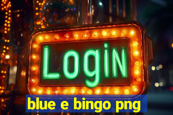 blue e bingo png